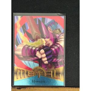Marvel Metal Hawkeye Trading Card 1995